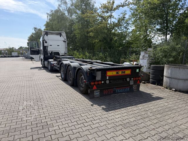 Swap body semitrailer web trailer LPRS 24  3 Achs Container- Chassis incl. Generator TranscoolWenig Benutzt