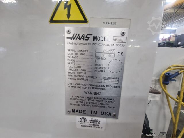 Vertikales Bearbeitungszentrum Haas VF-4