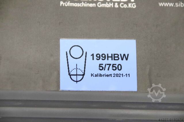 Hardness reference block SiB 199HBW 5/750