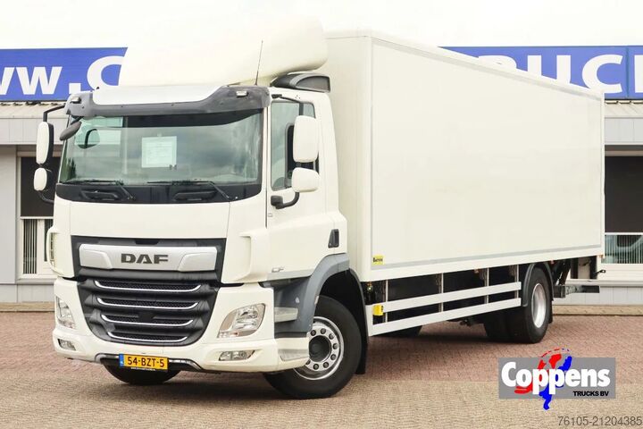 Box body DAF CF 290 FA Bak+ klep Dhollandia 2000 kg