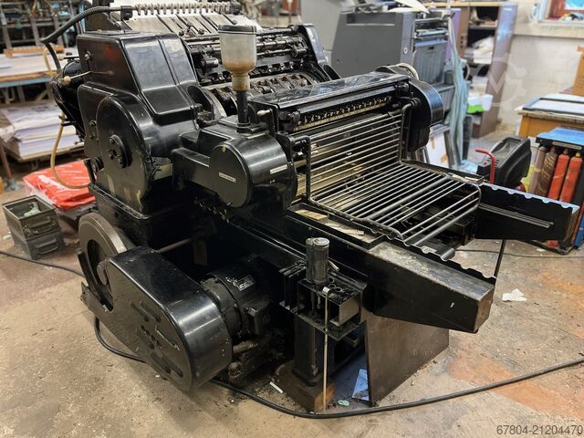 Buchdruckmaschine Heidelberg Heidelberger KS Zylinder