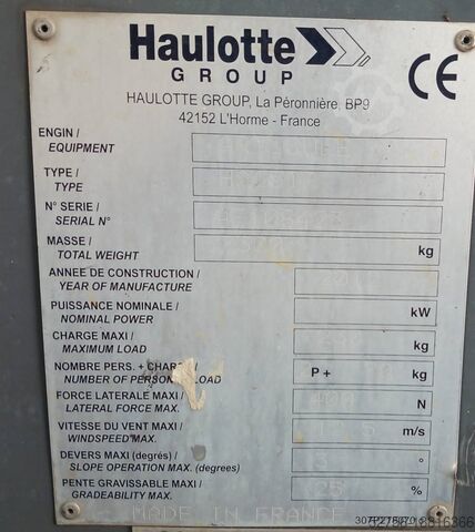 Gelenkteleskoparbeitsbühne Haulotte HA 15 IP