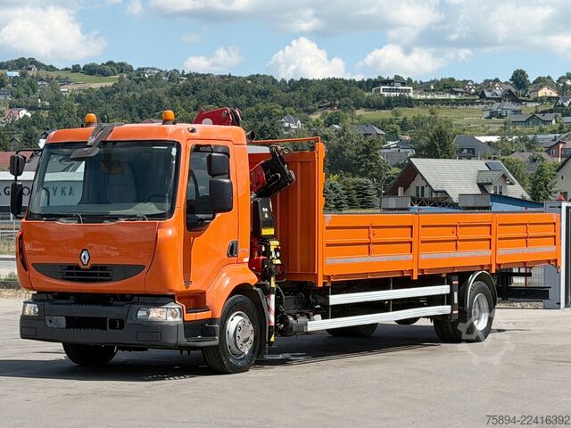 Truck mounted crane RENAULT MIDLUM 220 DXI *PRITSCHE 7,20m *FASSI F80A.23