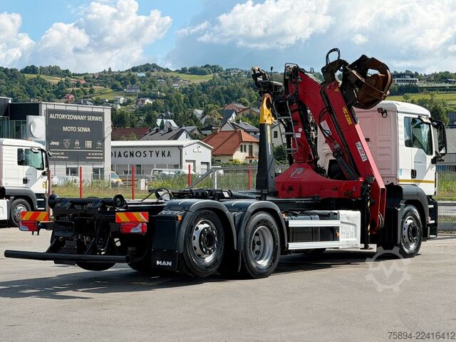Roll-off tipper truck MAN TGS 26.400 Abrollkipper* PENZ 12Z7.90R* TOP