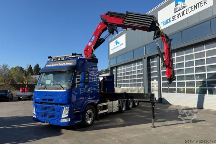 Truck mounted crane VOLVO FM-500 8x4 HMF5030 Flyjib & Troil