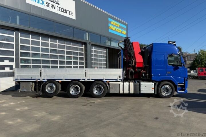 Truck mounted crane VOLVO FM-500 8x4 HMF5030 Flyjib & Troil
