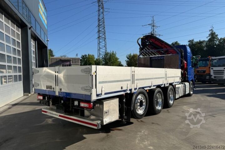 Truck mounted crane VOLVO FM-500 8x4 HMF5030 Flyjib & Troil