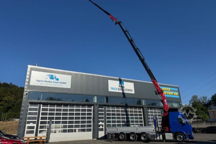 Truck mounted crane VOLVO FM-500 8x4 HMF5030 Flyjib & Troil