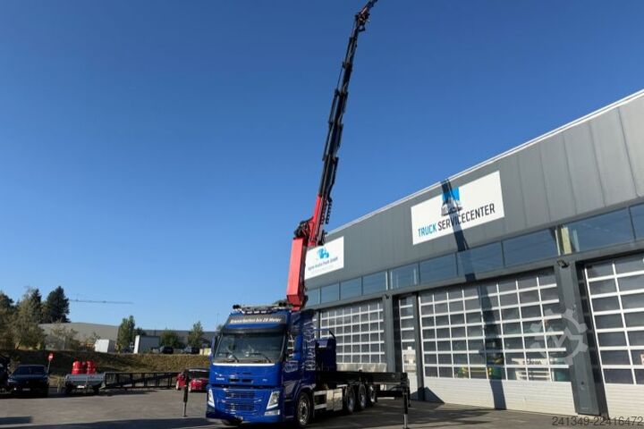 Truck mounted crane VOLVO FM-500 8x4 HMF5030 Flyjib & Troil