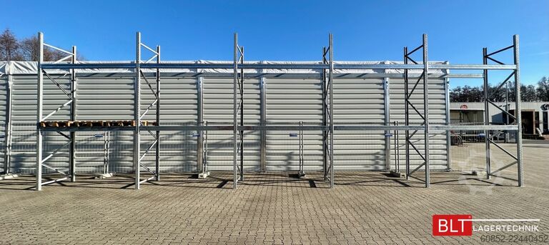 Pallet rack 16,8 lfm Palettenregale für Außenbereich H: 4,5m , 3000 kg Fachlast , FVZ