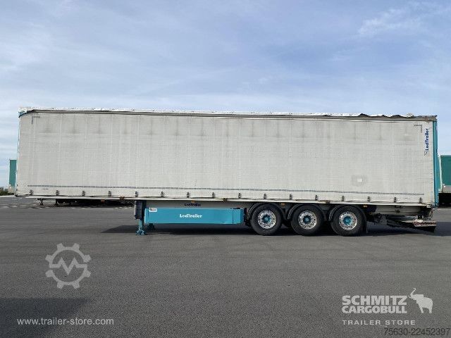 Auflieger mit Pritsche & Plane Leci Trailer Semitrailer Curtainsider Dropside Hayon