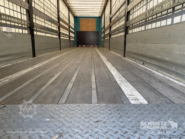 Auflieger mit Pritsche & Plane Leci Trailer Semitrailer Curtainsider Dropside Hayon