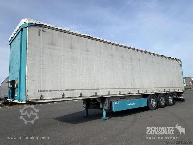 Auflieger mit Pritsche & Plane Leci Trailer Semitrailer Curtainsider Dropside Hayon