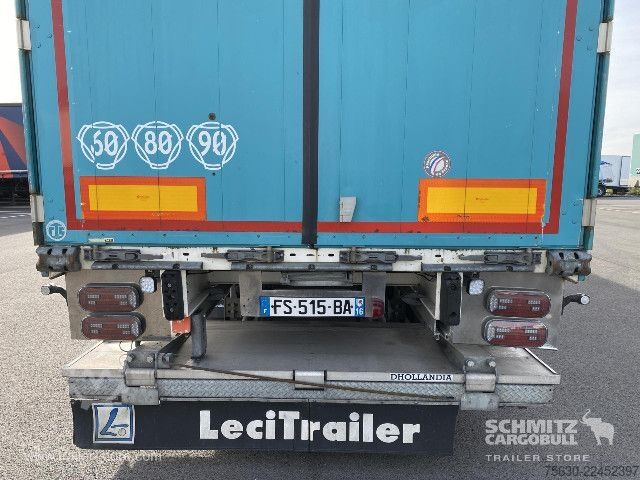 Auflieger mit Pritsche & Plane Leci Trailer Semitrailer Curtainsider Dropside Hayon