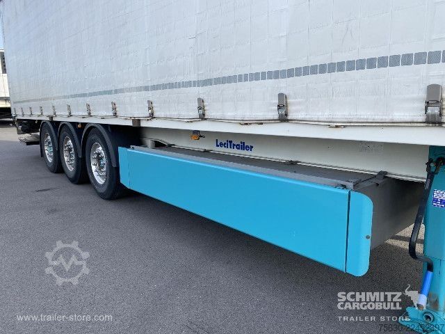 Auflieger mit Pritsche & Plane Leci Trailer Semitrailer Curtainsider Dropside Hayon