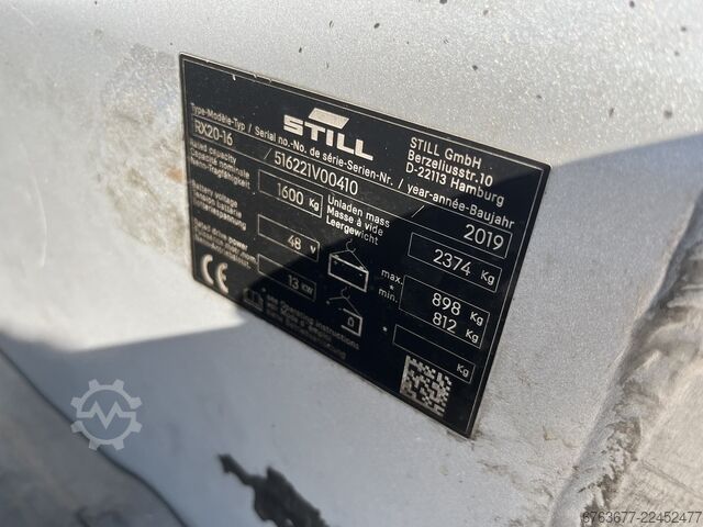 Still RX20-16 RX20-16 triplo520 freelift sideshift 2019 NEW MODEL! STILL RX 20-16