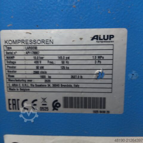 Schraubenkompressor ALUP LARGO 90