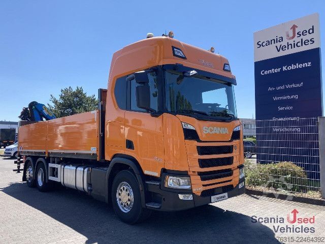 Flatbed truck Scania R 540 B6x2 NA - PALFINGER - PK 18002 EH