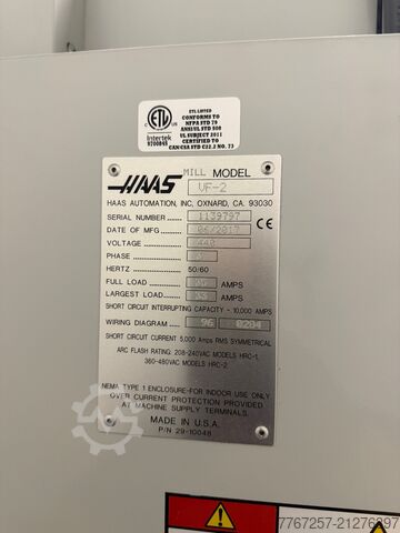 Vertical machining center Haas VF-2