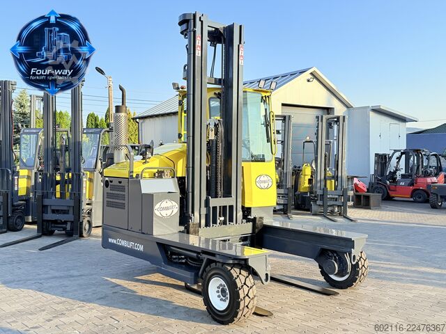 4-way forklift Combilift C5000 XL GAS TRIPLEX 6920 FORK POSITIONE