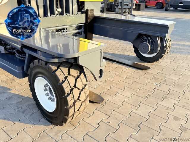 4-way forklift Combilift C5000 XL GAS TRIPLEX 6920 FORK POSITIONE