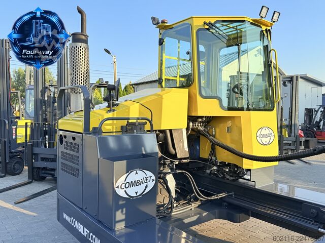 4-way forklift Combilift C5000 XL GAS TRIPLEX 6920 FORK POSITIONE