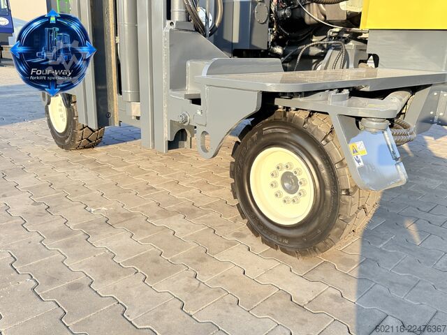 4-way forklift Combilift C5000 XL GAS TRIPLEX 6920 FORK POSITIONE