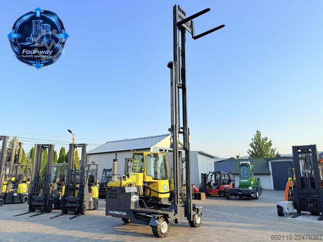 4-way forklift Combilift C5000 XL GAS TRIPLEX 6920 FORK POSITIONE