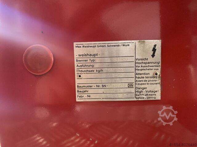 Ölbrenner Weishaupt RL10.  VZMDU Weishaupt RL10. VZMDU