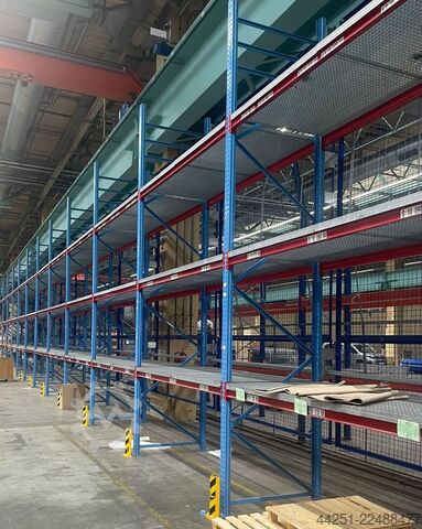 22m Palettenregal Höhe 6,20m 4 Ebene Vogelsang MP 825 + INP 100