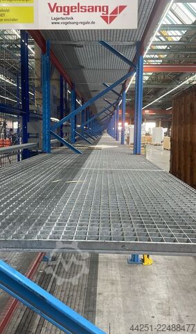 22m Palettenregal Höhe 6,20m 4 Ebene Vogelsang MP 825 + INP 100