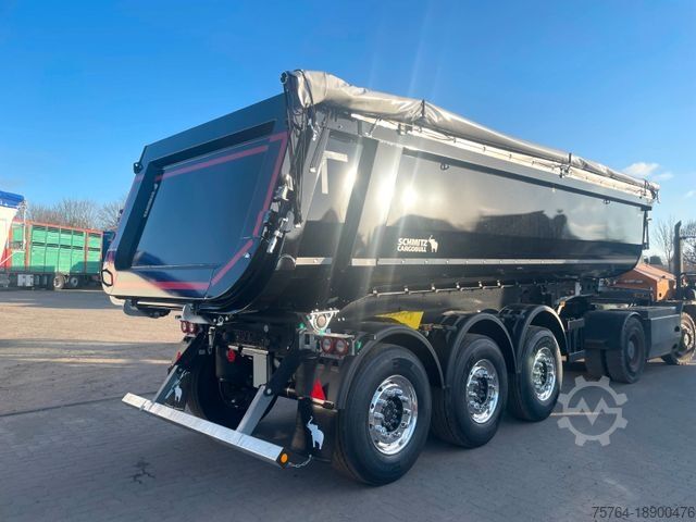 Tipper semitrailer SCHMITZ CARGOBULL 25 m³ Stahlmulde/Rollplane /Alufelgen/Auch Miete