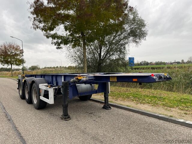 Containertransport Van Hool 3B2013 20FT Tank / ADR / NL trailer / Liftaxle