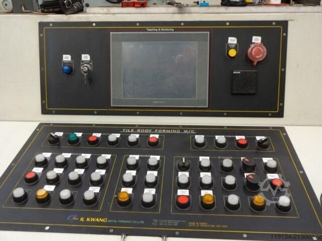 Profilierlinie für Blechtafeln für Dachpaneele ILKWANG ILKWANG METAL SHEET PROFILING LINE FOR TILE ROOF PANELS