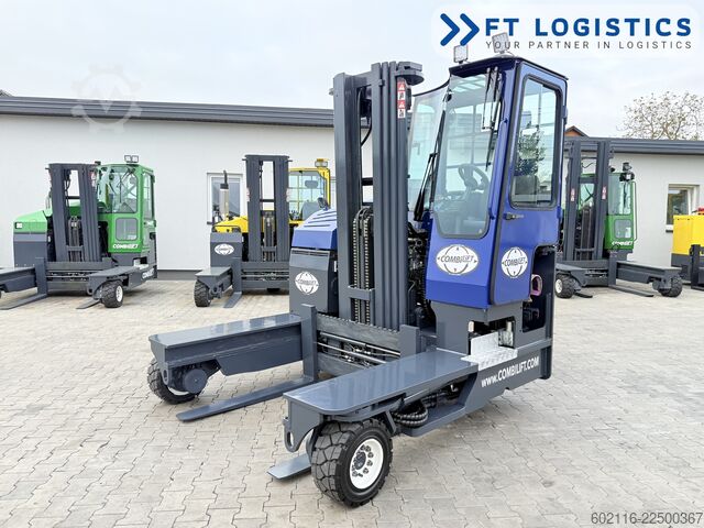 4-way forklift Combilift C4000 GAS TRIPLEX 5550 POSITIONER CABIN