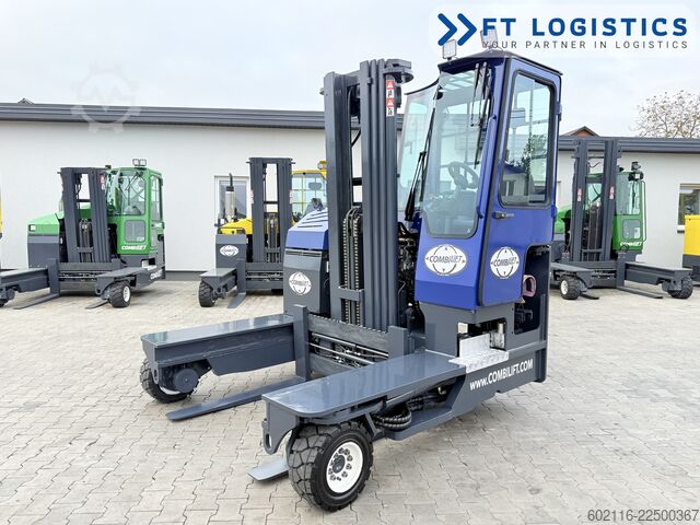 4-way forklift Combilift C4000 GAS TRIPLEX 5550 POSITIONER CABIN