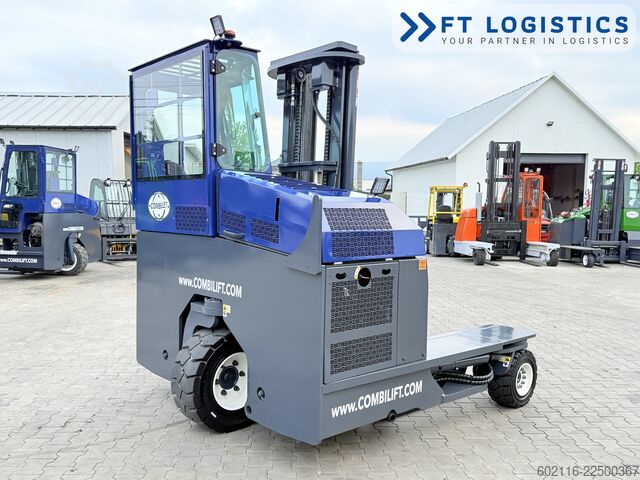 4-way forklift Combilift C4000 GAS TRIPLEX 5550 POSITIONER CABIN
