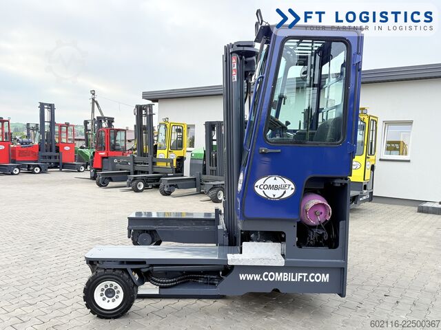 4-way forklift Combilift C4000 GAS TRIPLEX 5550 POSITIONER CABIN