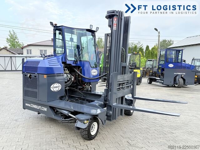 4-way forklift Combilift C4000 GAS TRIPLEX 5550 POSITIONER CABIN