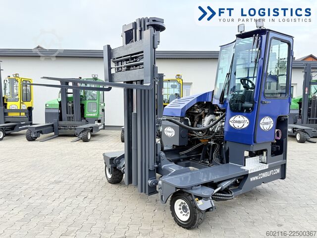 4-way forklift Combilift C4000 GAS TRIPLEX 5550 POSITIONER CABIN