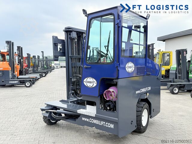 4-way forklift Combilift C4000 GAS TRIPLEX 5550 POSITIONER CABIN