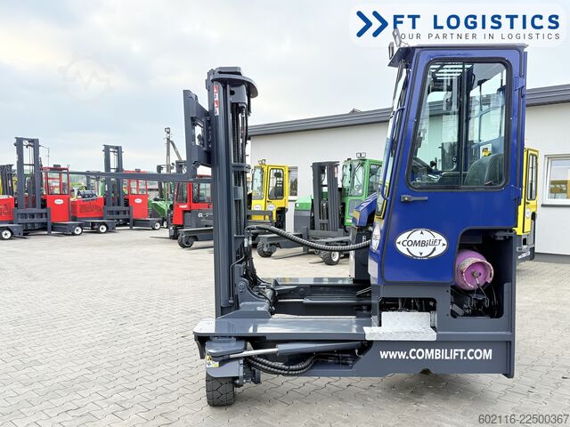 4-way forklift Combilift C4000 GAS TRIPLEX 5550 POSITIONER CABIN