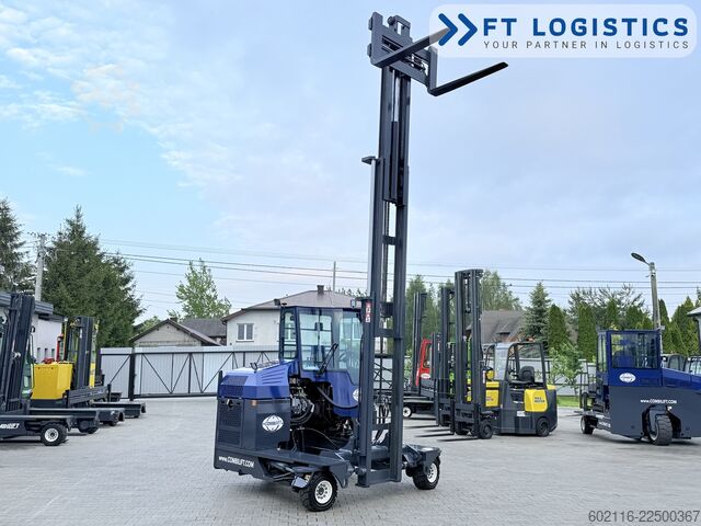 4-way forklift Combilift C4000 GAS TRIPLEX 5550 POSITIONER CABIN