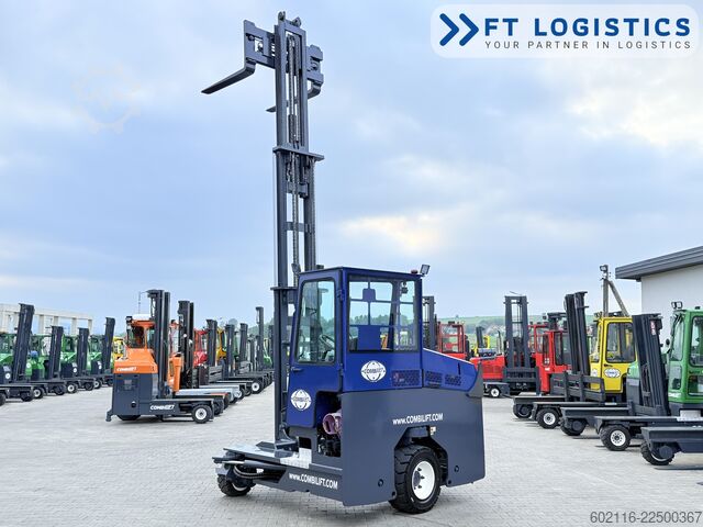 4-way forklift Combilift C4000 GAS TRIPLEX 5550 POSITIONER CABIN