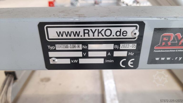 Roller Shutter Box Assembly Table Ryko RKMT 2500-3.0M-M