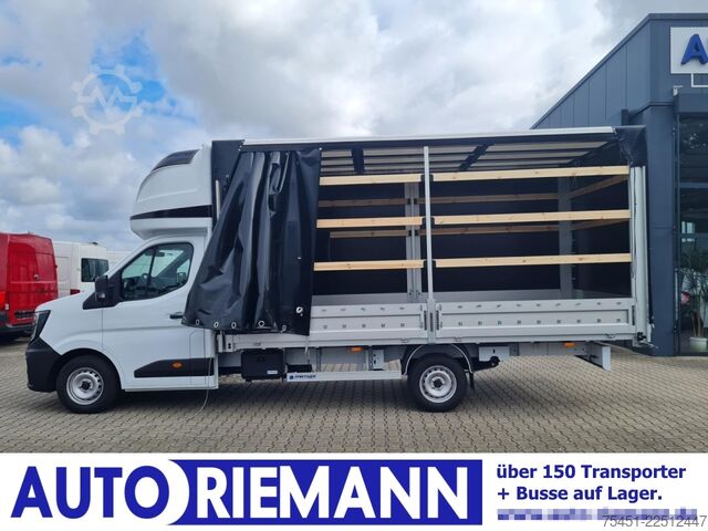 Curtain sider van Renault Master 35 Pritsche Schlafkab Schiebe Plane LUFTFEDER