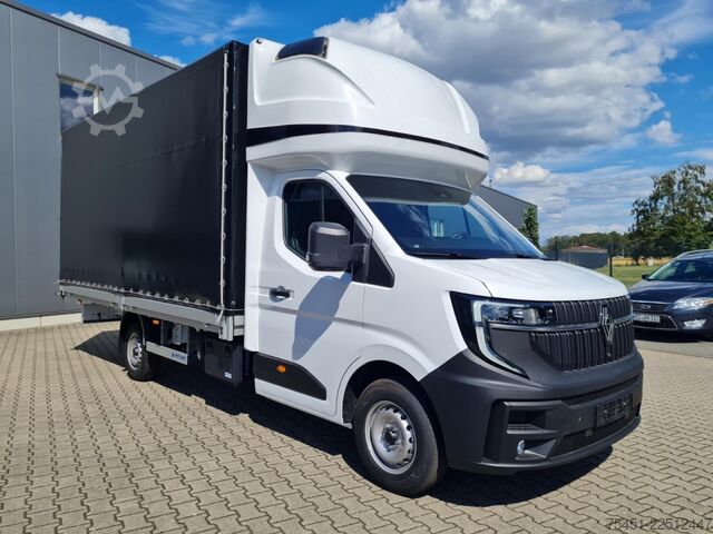 Curtain sider van Renault Master 35 Pritsche Schlafkab Schiebe Plane LUFTFEDER