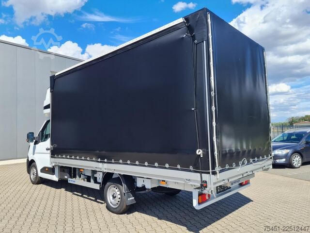 Curtain sider van Renault Master 35 Pritsche Schlafkab Schiebe Plane LUFTFEDER