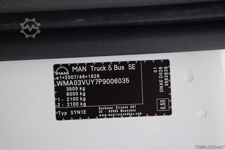 High top van MAN TGE  Kasten 3.140 extralang Superhochdach LED