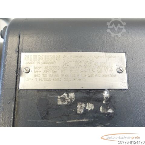Control unit Siemens 1FT5106-0AC01-2 SN:E9J10906345003 - generalüberholt! -